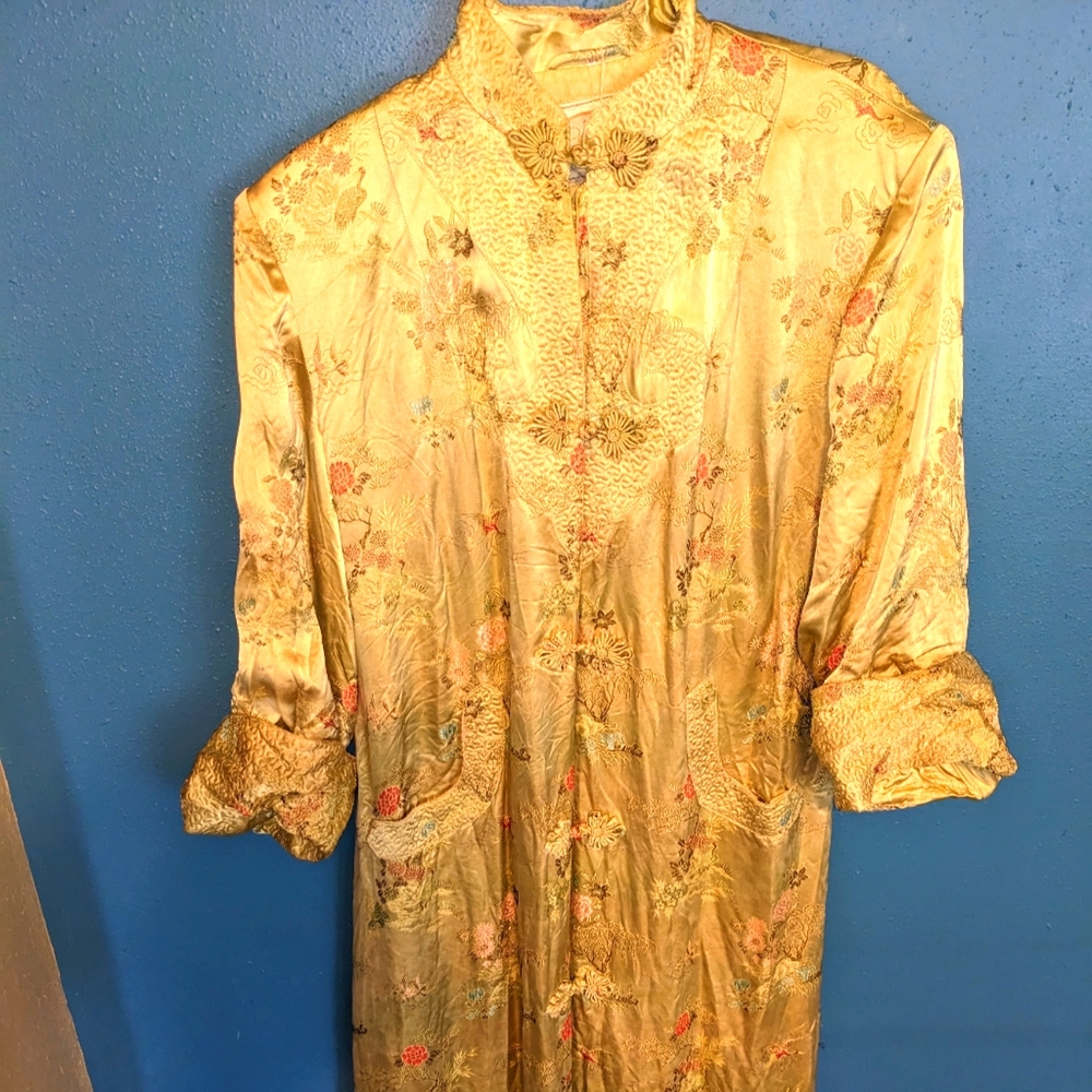Bundle of three Chinese style mini dresses and kimono
